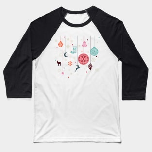 Hanging Christmas Decorations Baseball T-Shirt